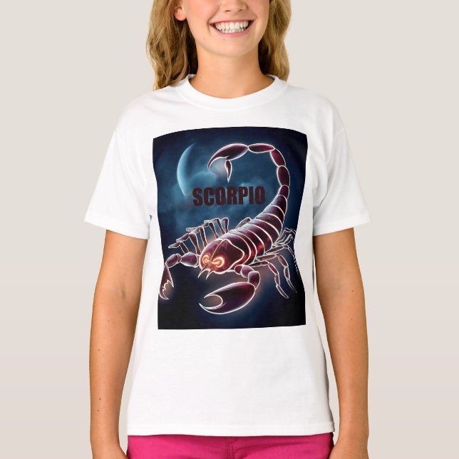 Scorpio astrologie Zodiak Zeichen T-Shirt (Vorderseite)