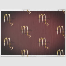 Scorpio Birthday Color Wrap Seidenpapier