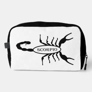 Scorpio Black Scorpion Star Sign Waschbeutel