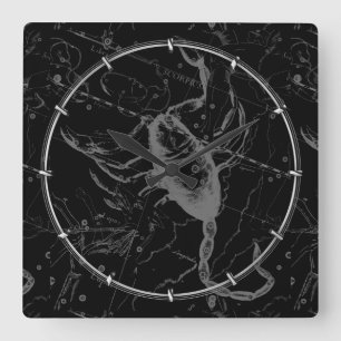 Scorpio Constellation Hevelius 1690 Engraving Quadratische Wanduhr