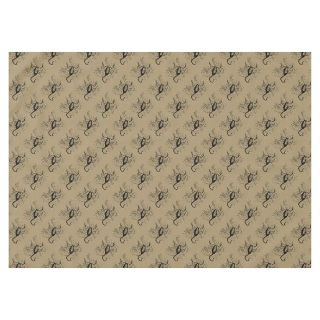 Scorpio Constellation Hevelius 1690 Okt23 - Nov 21 Tischdecke (Vorderseite (Horizontal))