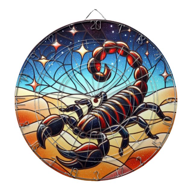 Scorpio Dartboard Dartscheibe (vorne)