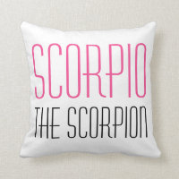 Scorpio Der Skorpion Text Zodiac Initialen weiß