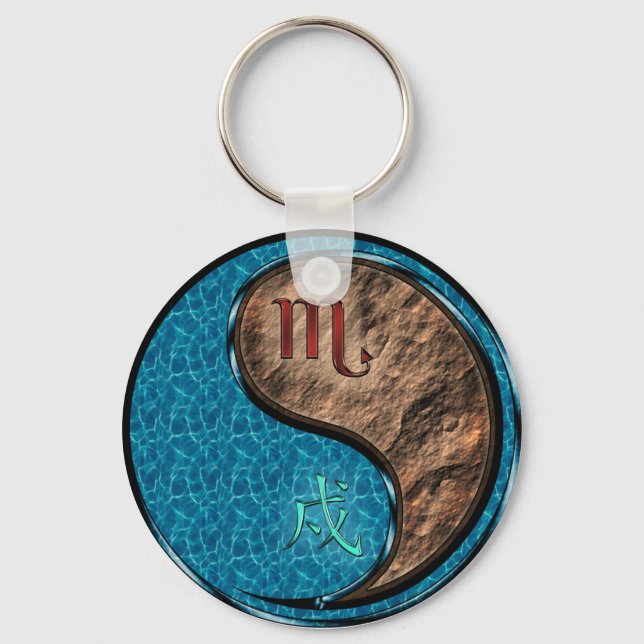 Scorpio & Earth Dog Schlüsselanhänger (Vorderseite)