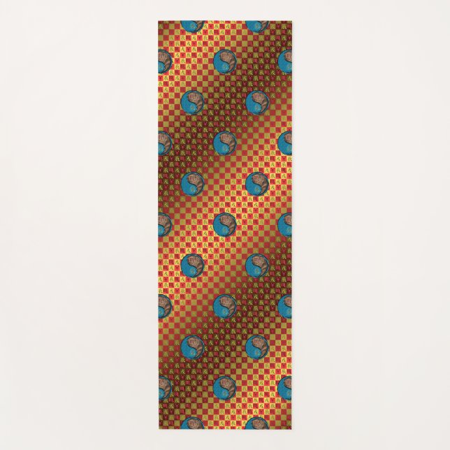 Scorpio & Earth Dragon Yogamatte (Vorderseite)