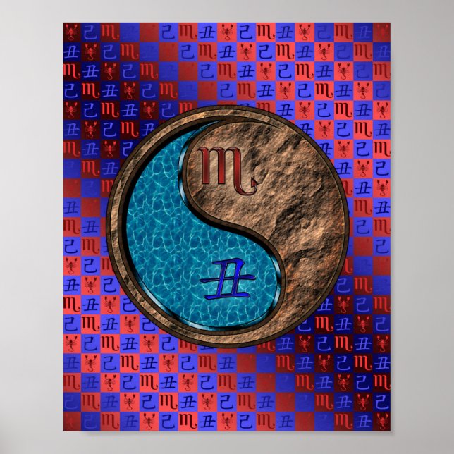 Scorpio & Earth Ox Poster (Vorne)