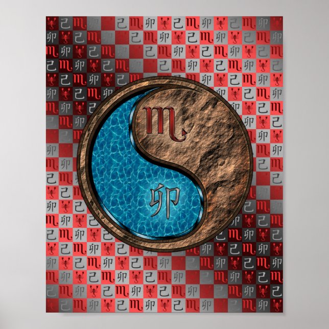 Scorpio & Earth Rabbit Poster (Vorne)