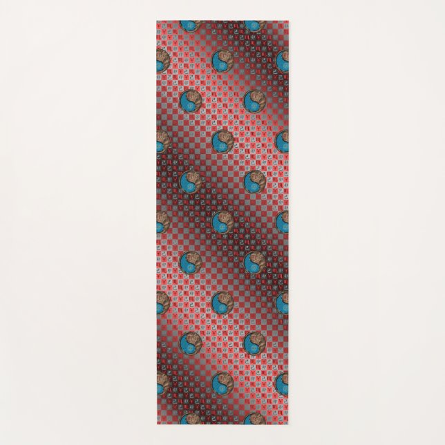 Scorpio & Earth Rabbit Yogamatte (Vorderseite)