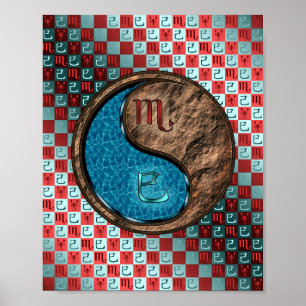 Scorpio & Earth Snake Poster