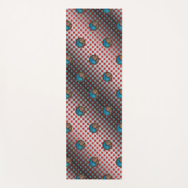 Scorpio & Earth Snake Yogamatte (Vorderseite)