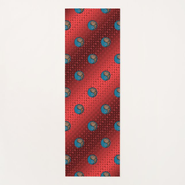 Scorpio & Earth Tiger Yogamatte (Vorderseite)