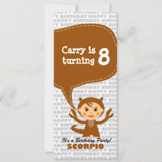 Scorpio Einladung Geburtstagsparty