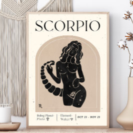 Scorpio Feminine Poster