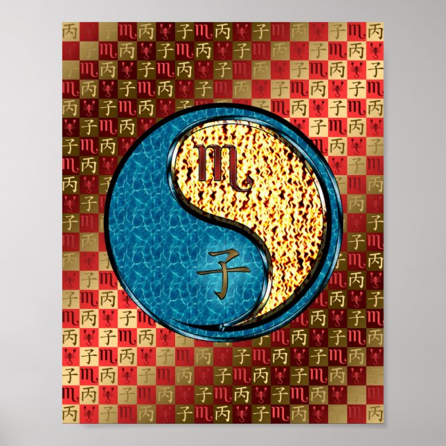 Scorpio & Fire Rat Poster (Vorne)