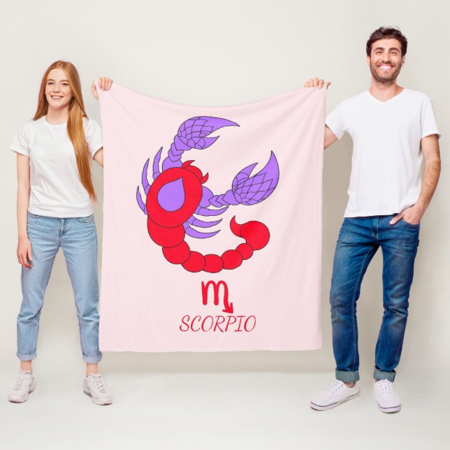 Scorpio Fleece Blanket (Beispiel)