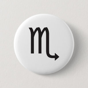 SCORPIO, HOROSCOPE-SYMBOL BUTTON