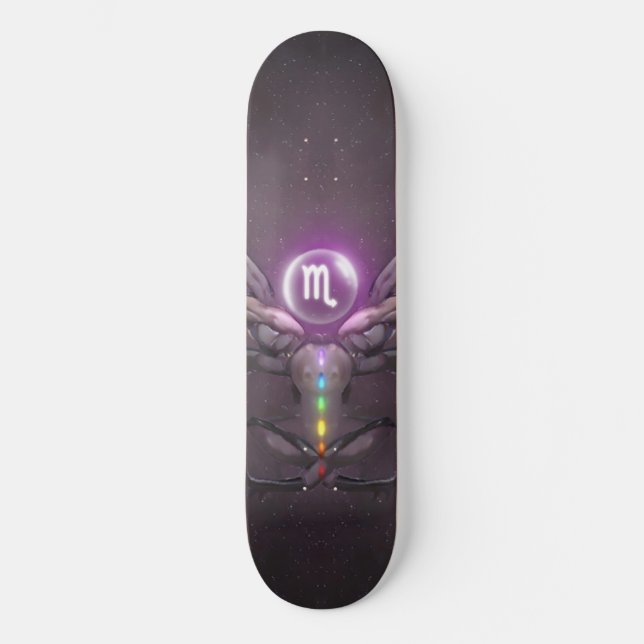 Scorpio Horoscopes Symbol Skateboard (Vorderseite)