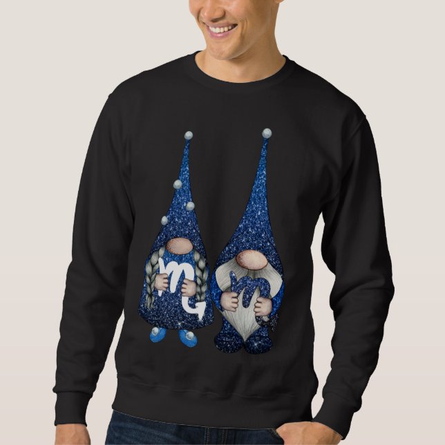 Scorpio Horoskop Zodiac Signature Astrologie Tomte Sweatshirt (Vorderseite)