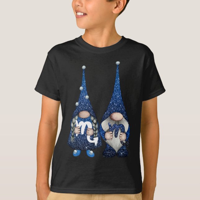 Scorpio Horoskop Zodiac Signature Astrologie Tomte T-Shirt (Vorderseite)