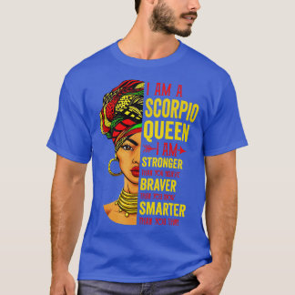 Scorpio Ich bin ein stärkerer Geburtstag für Scorp T-Shirt