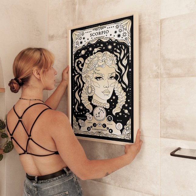 Scorpio Intense and Mysterious - Astrologie Poster (Von Creator hochgeladen)