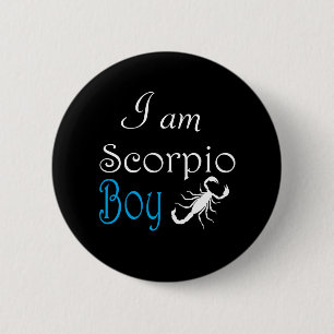 Scorpio-Junge Button