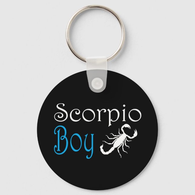 Scorpio-Junge Schlüsselanhänger (Vorderseite)