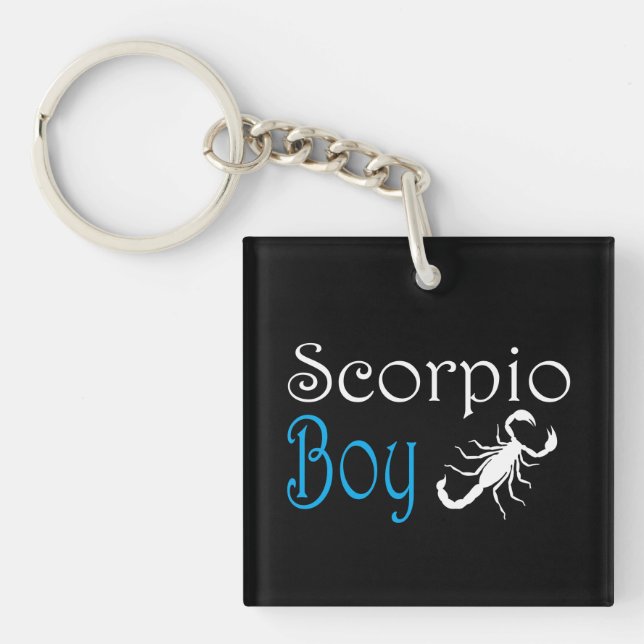 Scorpio-Junge Schlüsselanhänger (Vorderseite)