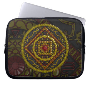 Scorpio Mandala Laptop-Hülle Laptopschutzhülle