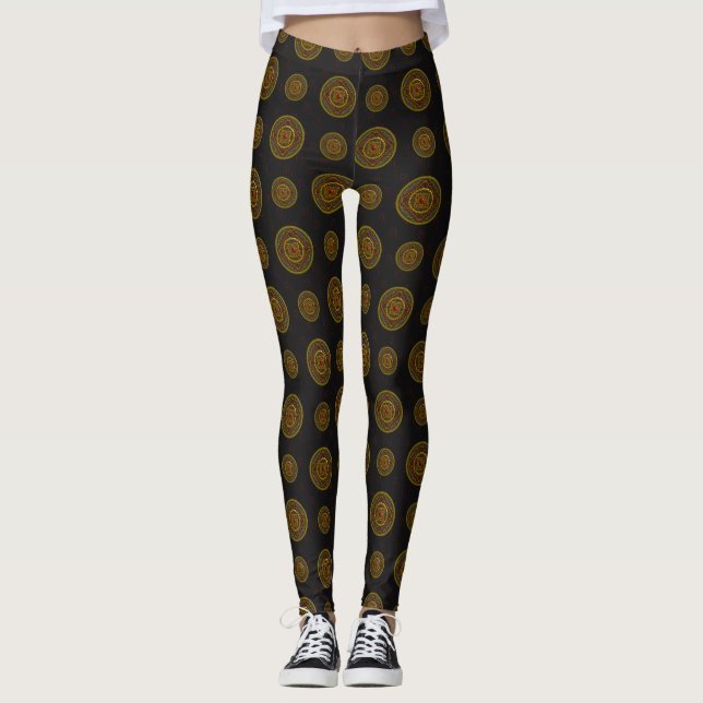 Scorpio Mandala Leggings (Vorderseite)