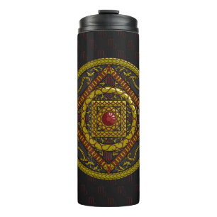 Scorpio Mandala Thermal Tumbler Thermosbecher