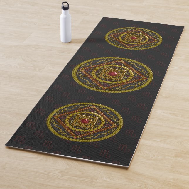 Scorpio Mandala Yoga Mat Yogamatte (Beispiel)