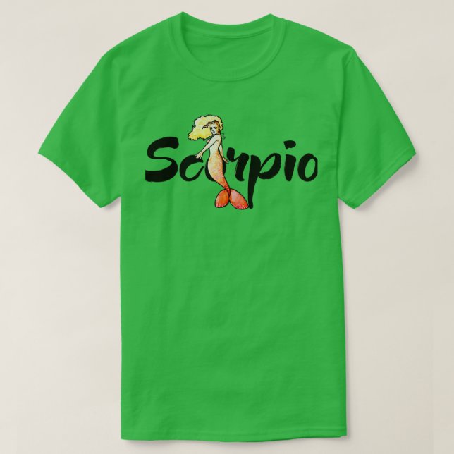 Scorpio Mermaid T-Shirt (Design vorne)