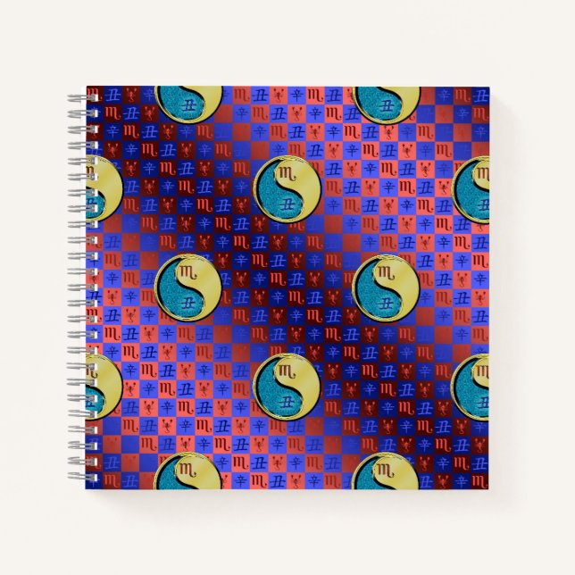 Scorpio & Metal Ox Notizbuch (Vorderseite)