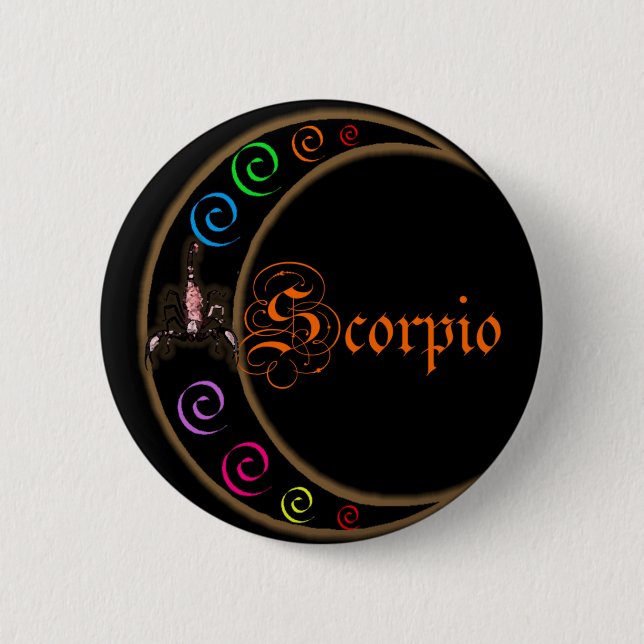 Scorpio Moons Button (Vorderseite)