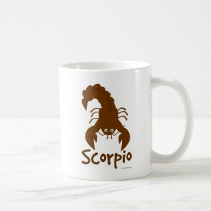 Scorpio Niedlich Scorpion Symbol 2-seitig Kaffeetasse