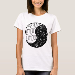Scorpio Pisces yan yang zodiac-Paar T-Shirt