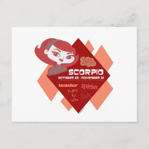 Scorpio Postkarte
