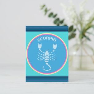 Scorpio Postkarte