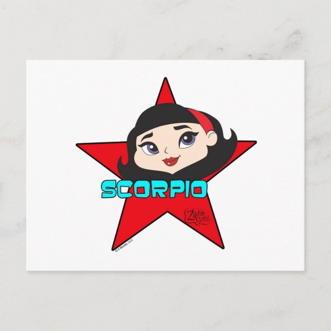 Scorpio Postkarte (Vorderseite)