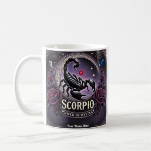 Scorpio "Power in Mystery" Zodiac Tasse