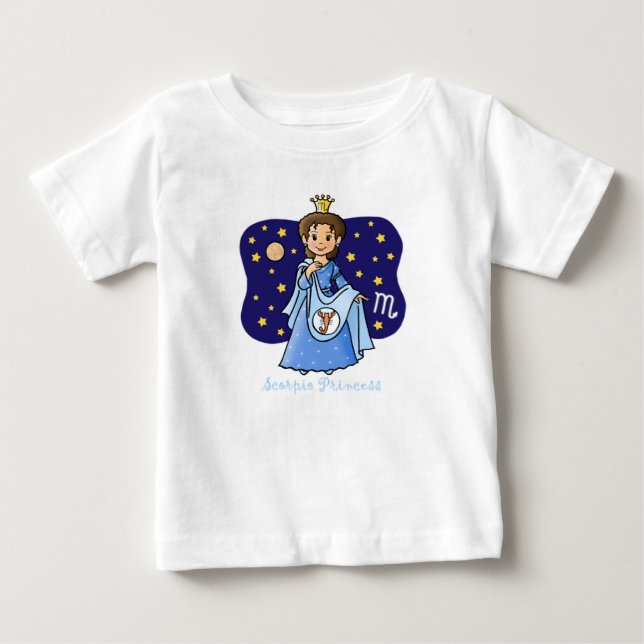 Scorpio Princess Baby T-shirt (Vorderseite)