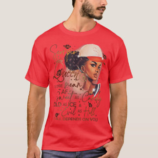 Scorpio Queen Sweet as Candy Geburtstagsgeschenk f T-Shirt