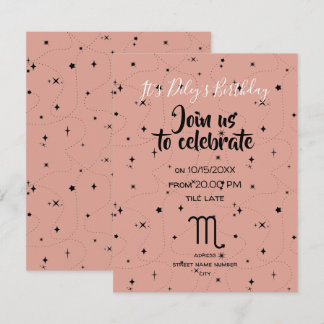 Scorpio Rose zum Geburtstag einladen