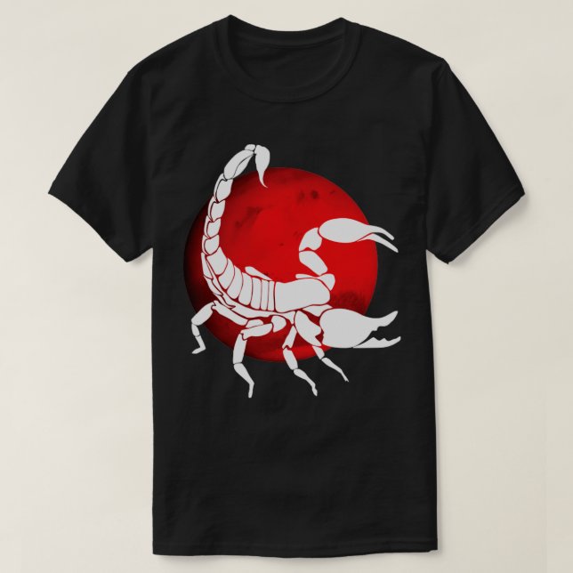 Scorpio Ruler der Mars T-Shirt (Design vorne)