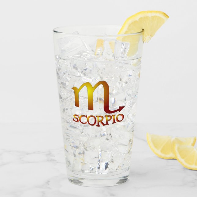 Scorpio Star Gold Glas (Rückseite Ice)