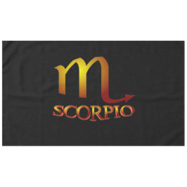 Scorpio Star Gold Tischdecke