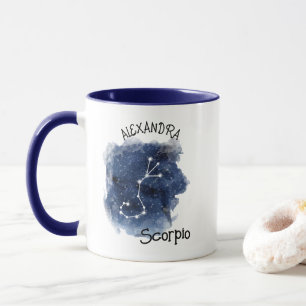 Scorpio Starry Night Constellation Individuelle Na Tasse