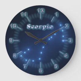 Scorpio (Sternbild) Große Wanduhr