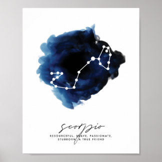 Scorpio-Sternbild Poster